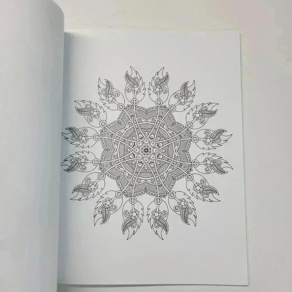 Mandalas Colorma and Words To Color By Coloring Books Casual Adult Athleisure - Picture 12 of 14